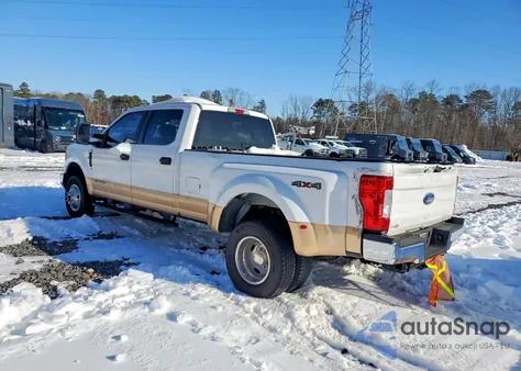 2019 Ford F350 Super Duty из США, поврежденный, VIN 1FT8W3DTXKEC10182